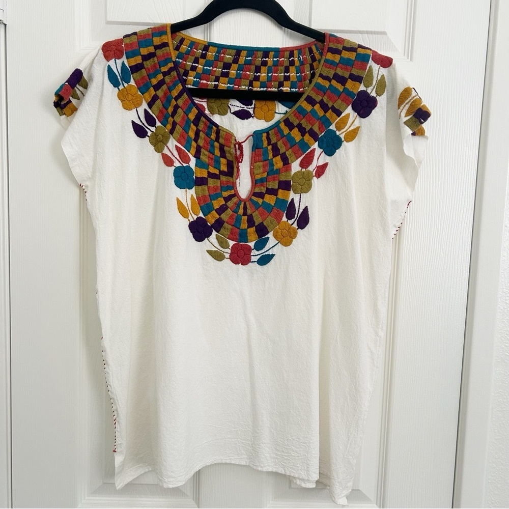 Embroidered Multicolor Women's Top